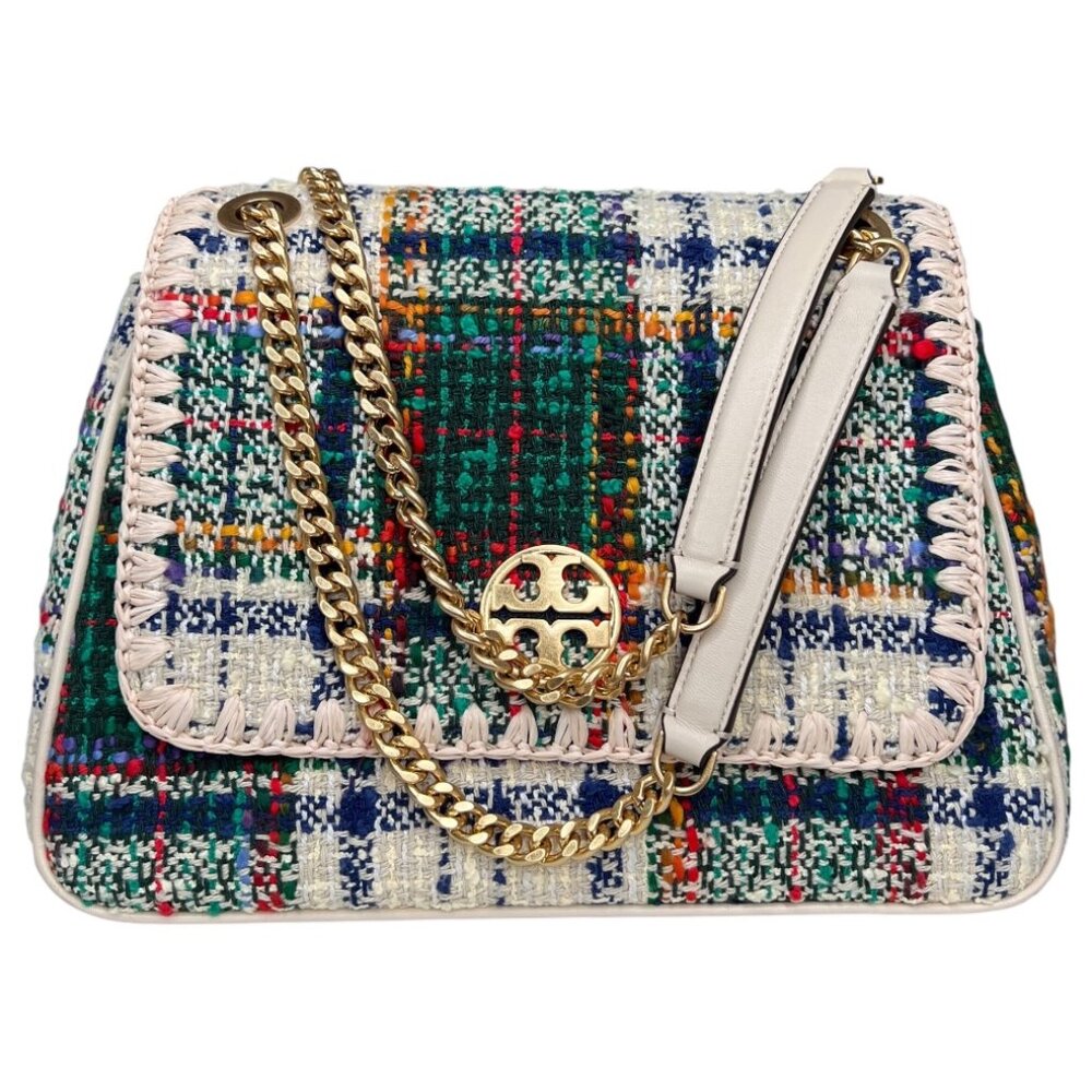 Tory Burch Willa Tweed Shoulder Bag
